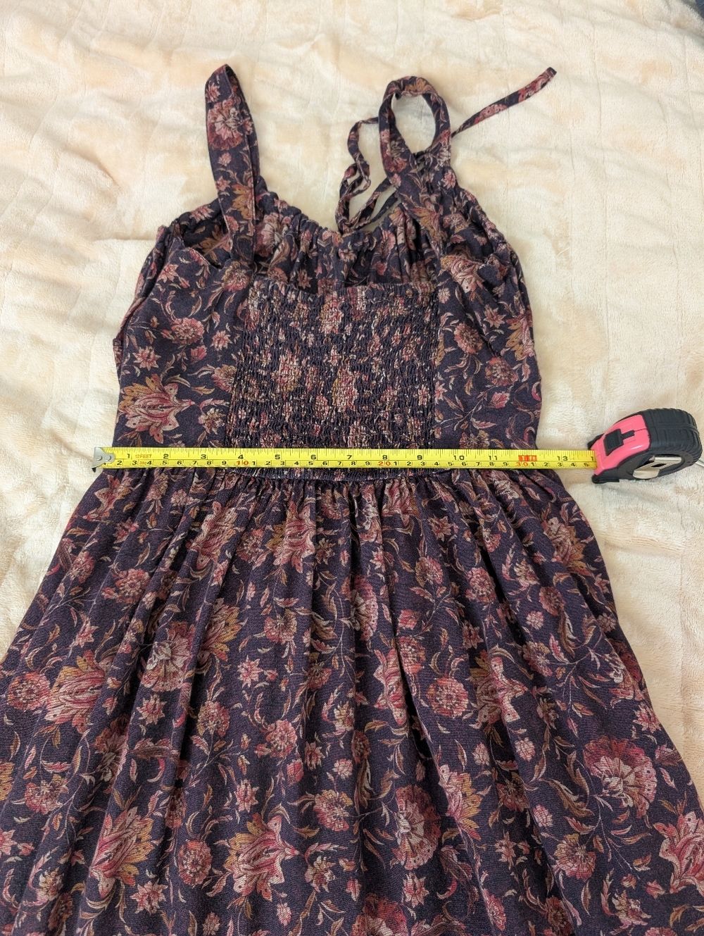 Skye Shirred Back Midaxi Dress US 2 - Picture 8 of 8